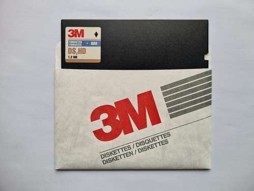 Disquette Vintage 3m 5-1/4 Ds, Hd 1.2 Mb (Usado)