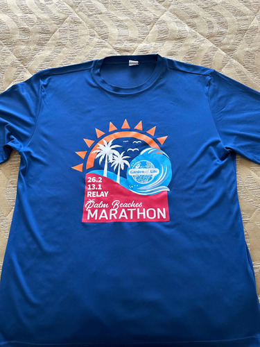 Remera Running Maratón Palm Beaches 2022 -manga Larga-