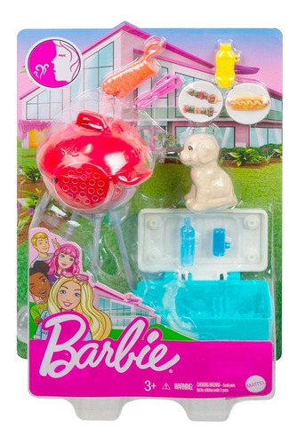 Barbie Playset Mini Bbq - Mattel