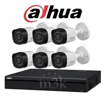Comprar Kit Seguridad Dahua Dvr 8 Ch + 6 Camaras Exterior 1080p  M3k