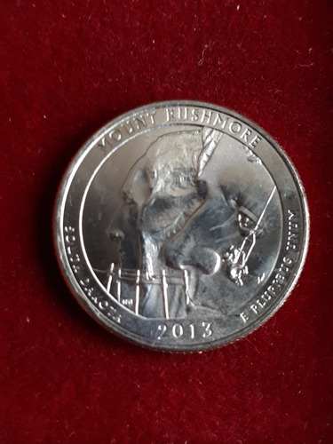 Moneda Usa 2013 Mount Rushmore 25 Cent