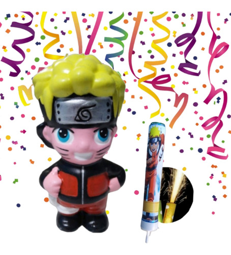 Naruto Vela Pastel Cumpleaños 