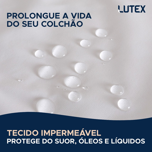 Imagem 3 de 8 de Capa De Colchão Queen Malha Impermeável Branco Antiácaro 158