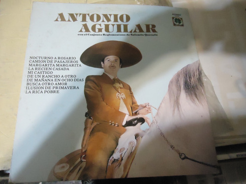 Antonio Aguilar De Un Rancho A Otro Lp