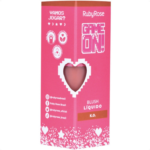 Imagem 6 de 10 de Blush Líquido Game On Ruby Rose