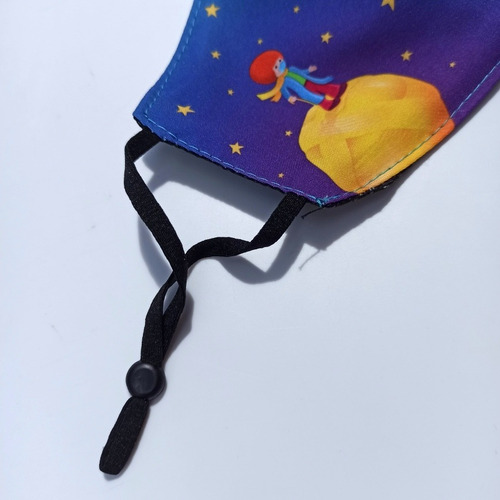 Imagen 2 de 5 de Tapabocas Del Principito X 3 Tapabocas Infantiles Ajustables