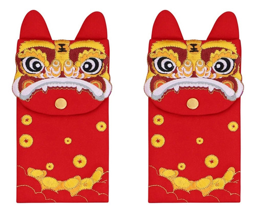 Sobres Rojos Chinos Hongbao, Bolsa De Regalo Bordada, Diseño