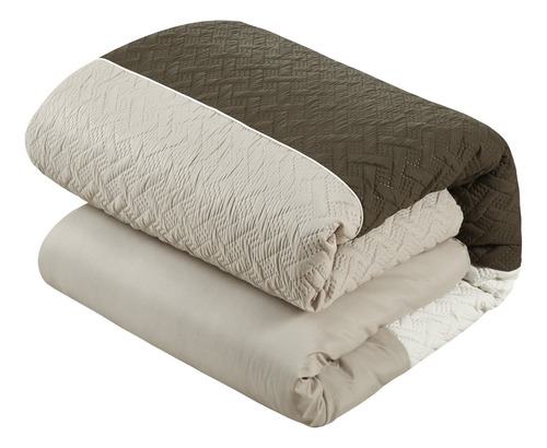 Juego De Edredón Chic Home Osnat 2 Piezas Diseño Elegante