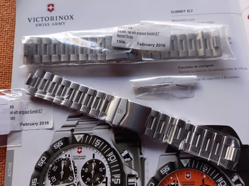 Correa Victorinox/swiss Army Modelo Summit Xlt Acero Nueva