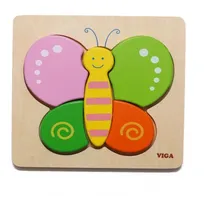 Comprar Juegos Juguete Madera Viga Encastre Niño Didactico Mariposa