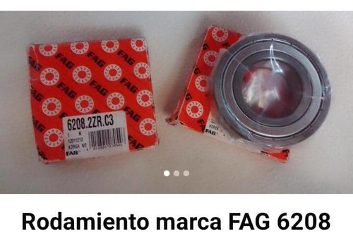 Rodamiento 6208 Fag Rolinera 6208 