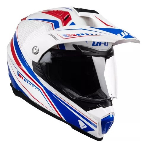 Casco Ufo Adventure Off Road Enduro Aries Turing