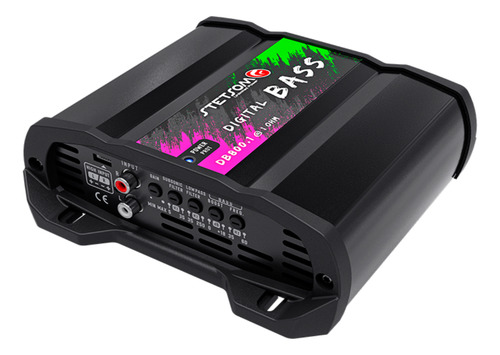Módulo Stetsom Db800 800w 1ohm Mono Grave Forte Automotivo