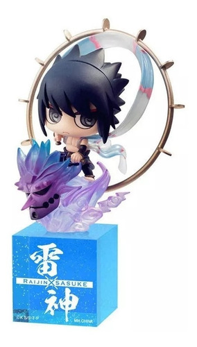 Imagen 5 de 8 de Set 2 Figuras: Fujin Naruto Uzumaki & Raijin Sasuke U. 10cm