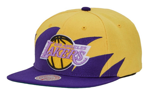 Gorra Mitchell & Ness Los Angeles Lakers Amarilla