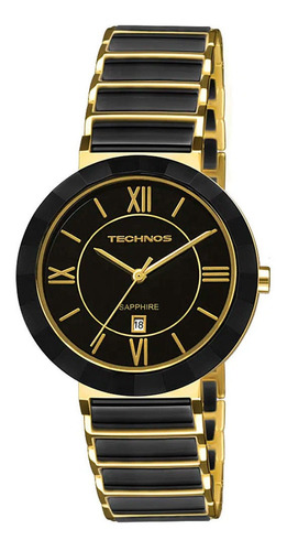 Relógio Technos Dourado Feminino Ceramic 2015ce/4p