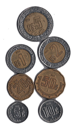 Moneda Año 1993  Cono  Monetario ( Falta La De 10 Pesos)