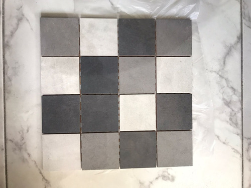 Enmallado De Cerámica 28 X 28 Cm Cuadrado Combinado