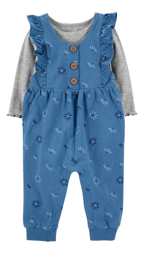Conjunto Niña Carter's De 2 Piezas Talla 3 Meses Original (Usado)