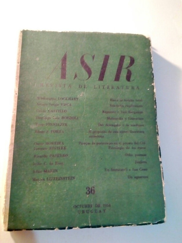 Revista Asir, Número 36, Octubre De 1954