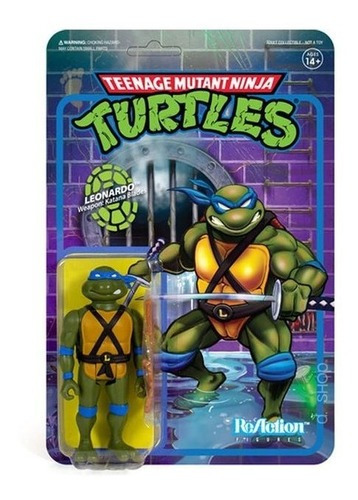 Tortugas Ninja Tmnt Super 7 Reaction. Leonardo