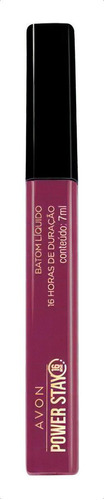 Lápiz labial líquido Avon Power Stay: rosa, uva, acabado mate, color rosa oscuro