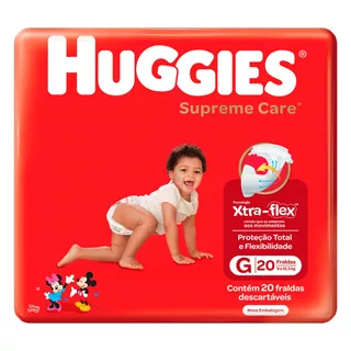 Pañales Huggies Supreme Care G