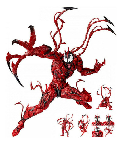 Red Venom Marvel Carnage Series Figura Juguete Modelo Regalo