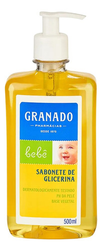 Sabonete Líquido De Glicerina Bebê Tradicional 500ml Granado