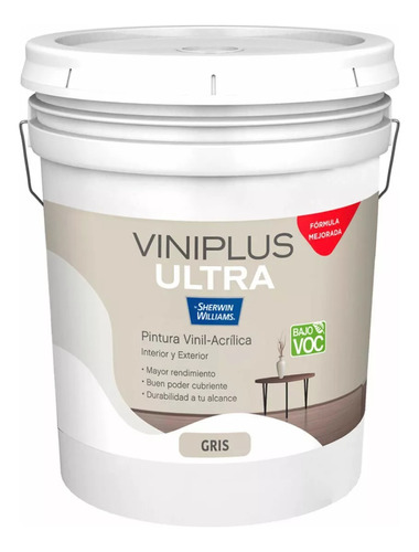 Vinilplus Color Gris De 19 Litros B67246