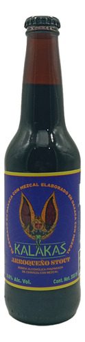 Cerveza Artesanal Stout Con Mezcal Arroqueño Kalakas Oaxaca