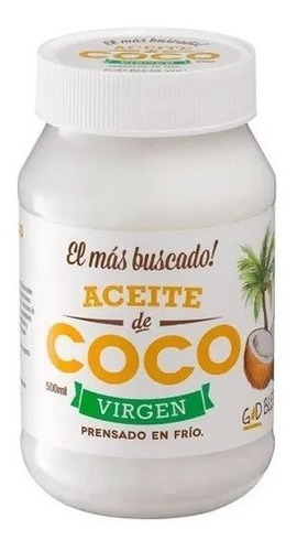 Aceite De Coco Virgen X 500gr