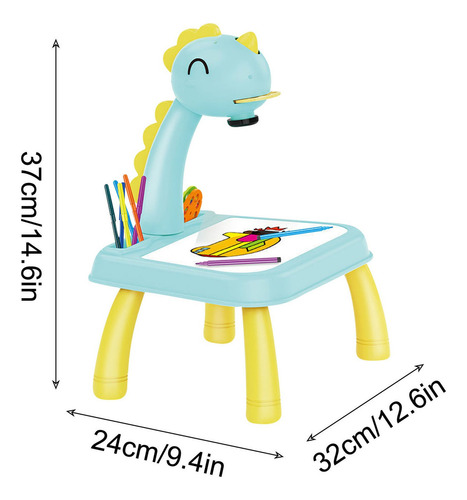 Mesa De Proyector Inteligente Para Dibujar Dinosaurios Para