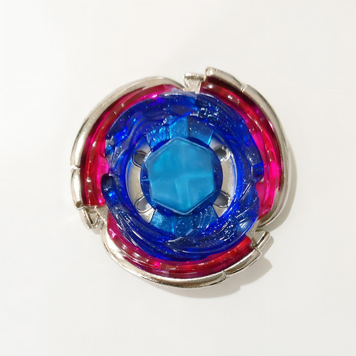 Beyblade Pegasus con lanzador Big Bang Metal Fusion Rapidity azul y rojo