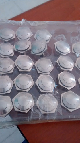 Boton Pulsador De Acero Inox. Sellado Antivandalico