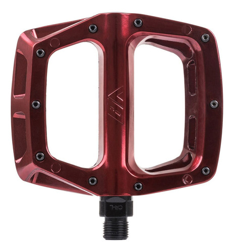 Pedales De Plataforma Dmr V8 De Aluminio Color Rojo