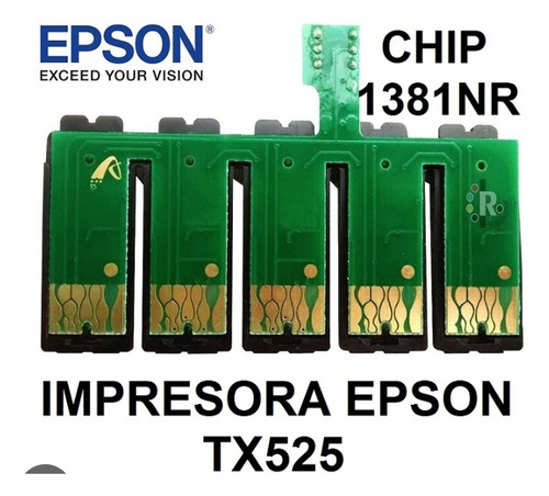 Chip Combo Epson 5 Colores Cartucho T138/140 Tx5250wf