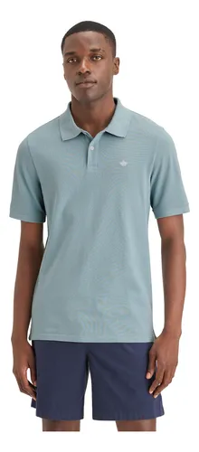 Polera Hombre Polo Pique Slim Fit Celeste Dockers