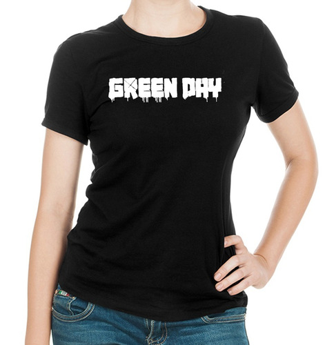 Moderna Playera Mujer Banda Green Day