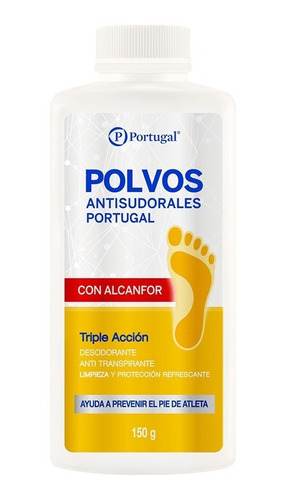 Polvos Antisudorales Con Alcanfor 150 G.