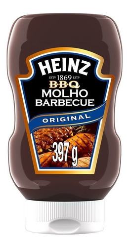 Molho Barbecue Heinz 397g - Embalagem Com 16 Unidades