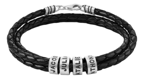 Imagen 1 de 5 de Brazalete Para Papá / Pulsera Plata Ley. 925 Personalizada