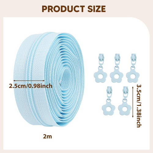 Cremalleras De Nailon En Espiral, Accesorios De Cadena Para