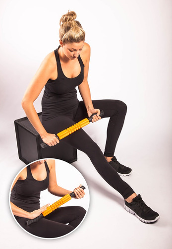 Rodillo Para Masaje Manual Foam Roller Naranja Trigger Point