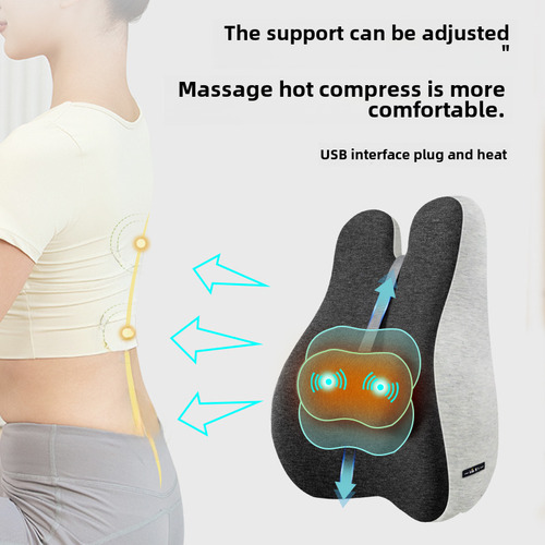 Cojín De Apoyo Lumbar Para Silla De Oficina, Almohada De Res