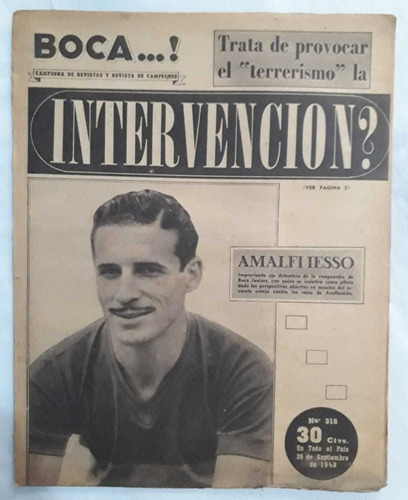 Revista Boca ...! N° 316 - Amalfi Iesso 1948 Fs