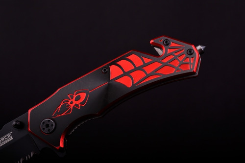 Imagen 4 de 10 de Navaja Cuchillo Rescate Asistida Spider Tac Force