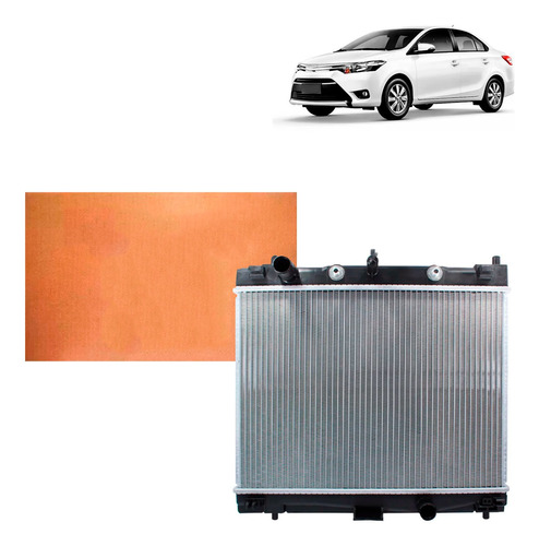 Radiador De Agua 1nz-fe Ncp150 Mec Toyota Yaris 1.5 14-17