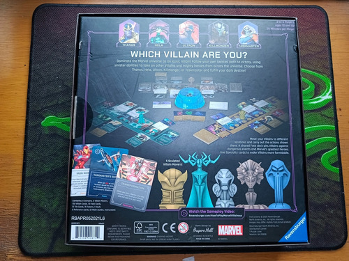 Marvel Villainous Juego De Mesa (leer Descripción) (Usado)
