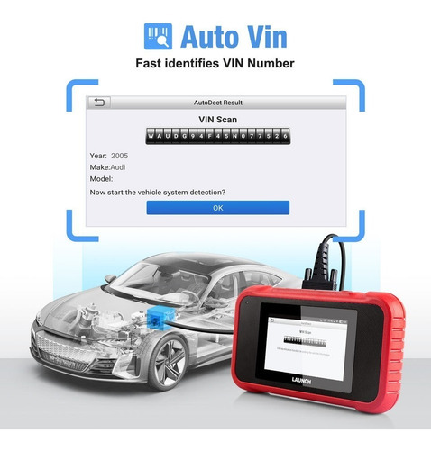 Imagen 3 de 5 de Scanner Automotriz Launch Creader Crp129e Original 2023